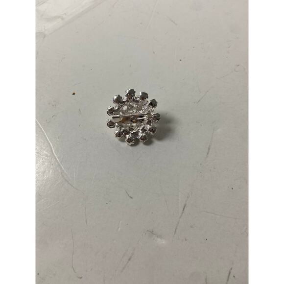 Sparkling Silver Tone clear Rhinestone Brooch - Never Worn - Picture 4 of 4